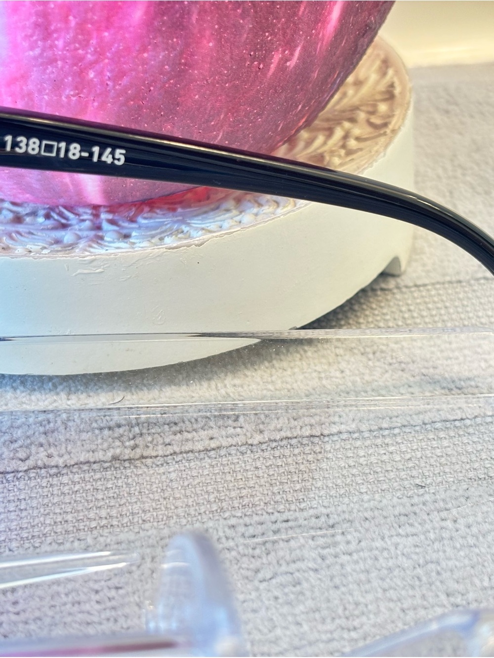 QUAY Nightfall Tinted Shield Sunglasses Black Plastic Frame Brown Lenses 145mm - Picture 8 of 8
